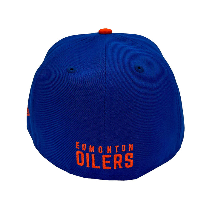 Edmonton Oilers New Era Royal & Orange 59FIFTY Primary Logo Fitted Hat