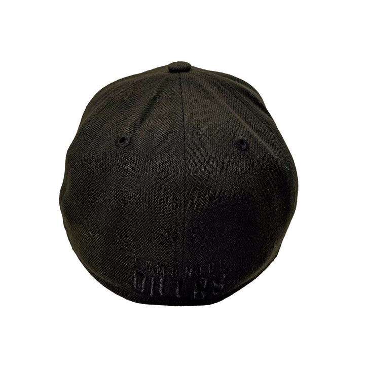 Edmonton Oilers New Era Tonal Black 39THIRTY Flex Hat