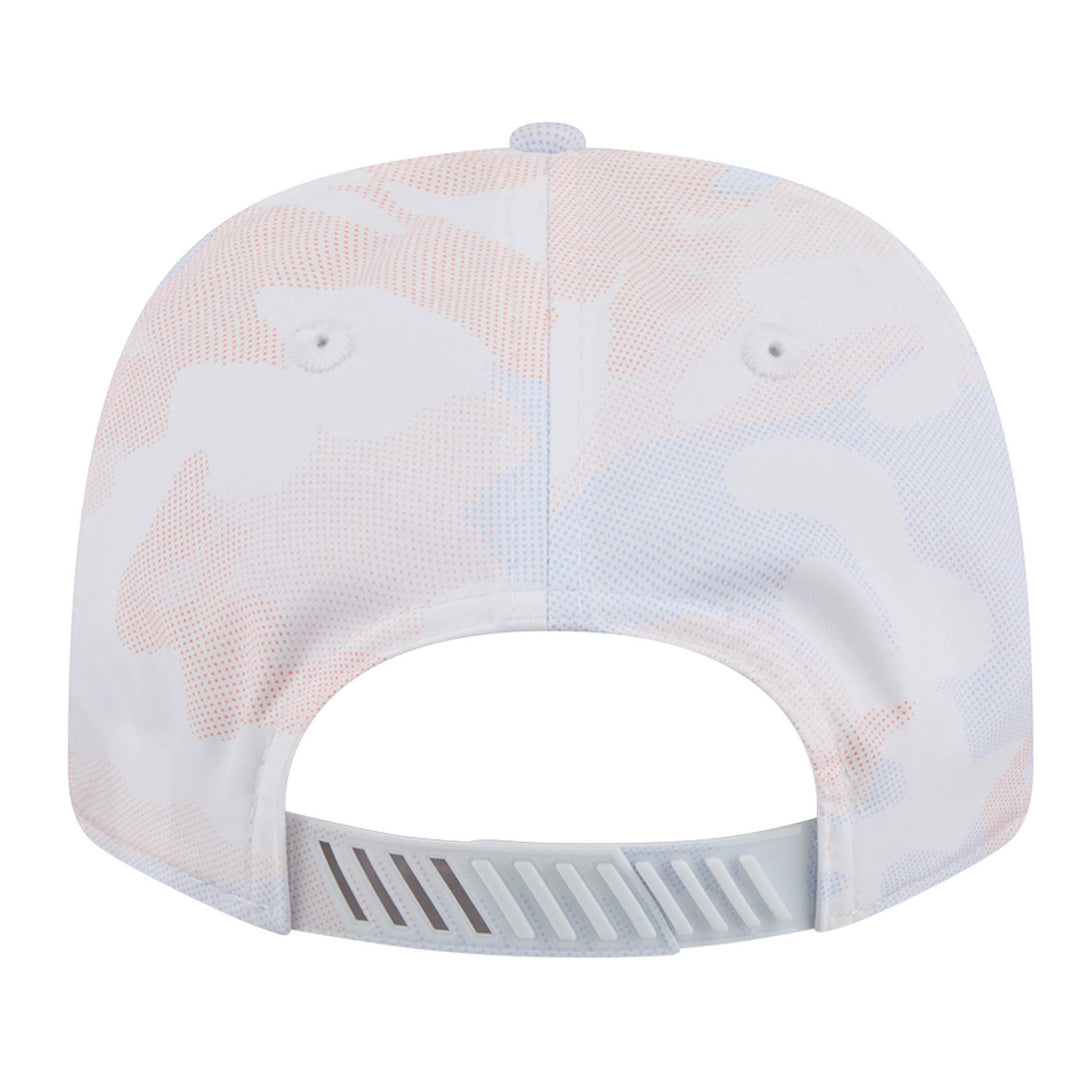 Edmonton Oilers New Era White Pastel Camo Rope 9SEVENTY Stretch Snapback Hat