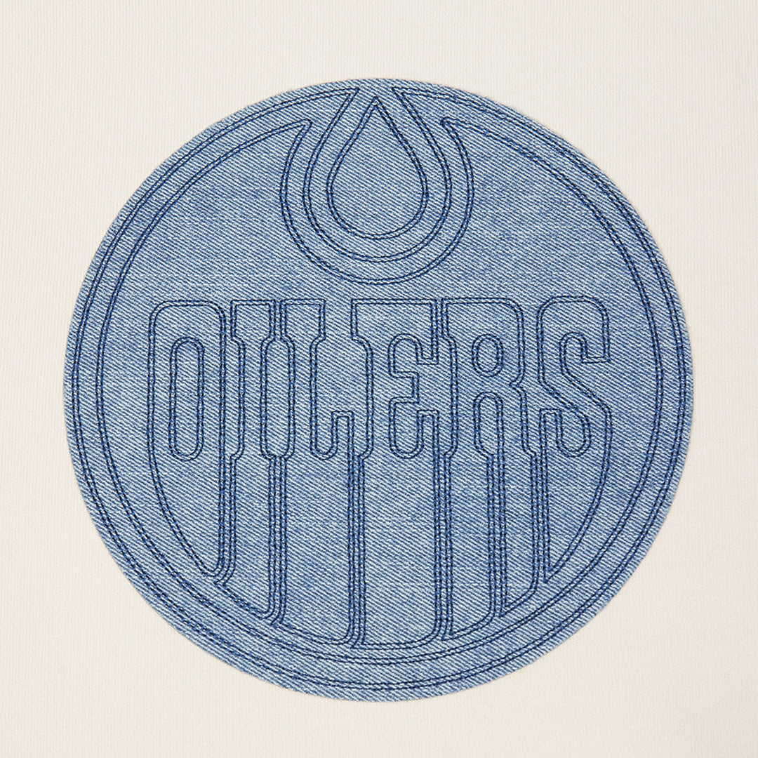 Edmonton Oilers Pro Standard Allegiance Cream Hoodie
