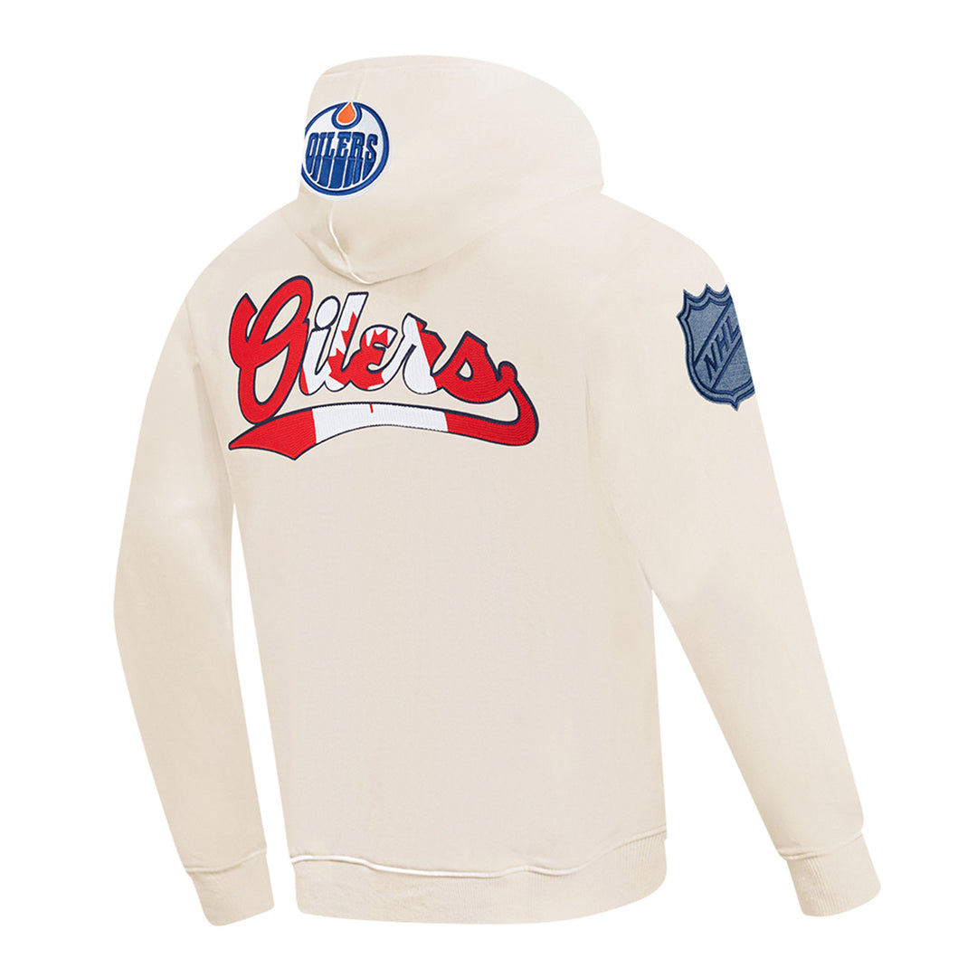 Edmonton Oilers Pro Standard Allegiance Cream Hoodie