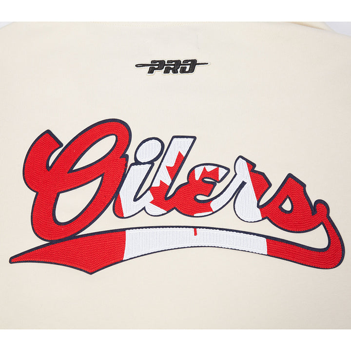 Edmonton Oilers Pro Standard Allegiance Cream Hoodie