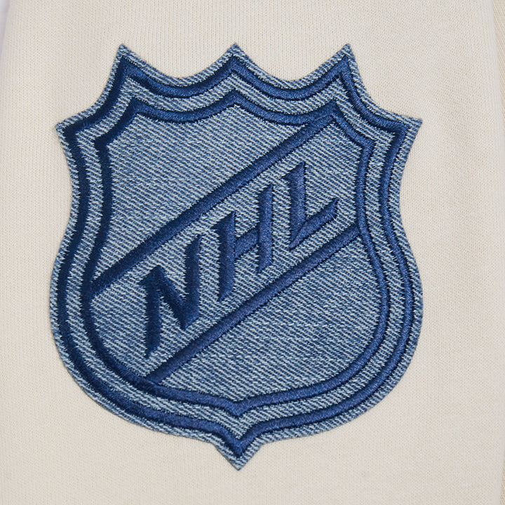 Edmonton Oilers Pro Standard Allegiance Cream Hoodie