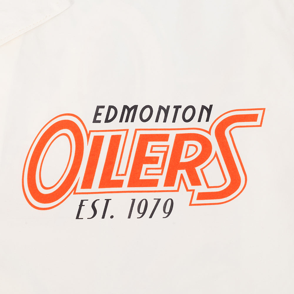 Edmonton Oilers Pro Standard Birds of Paradise Cream Button Up Shirt