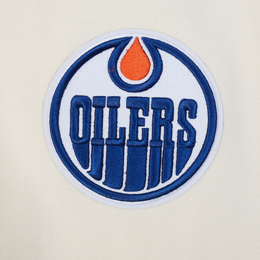 Edmonton Oilers Pro Standard Birds of Paradise Cream Drop Shoulder Hoodie