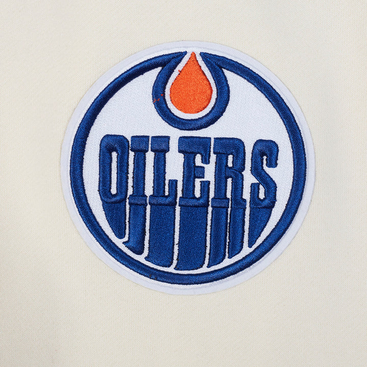 Edmonton Oilers Pro Standard Birds of Paradise Cream Drop Shoulder Hoodie