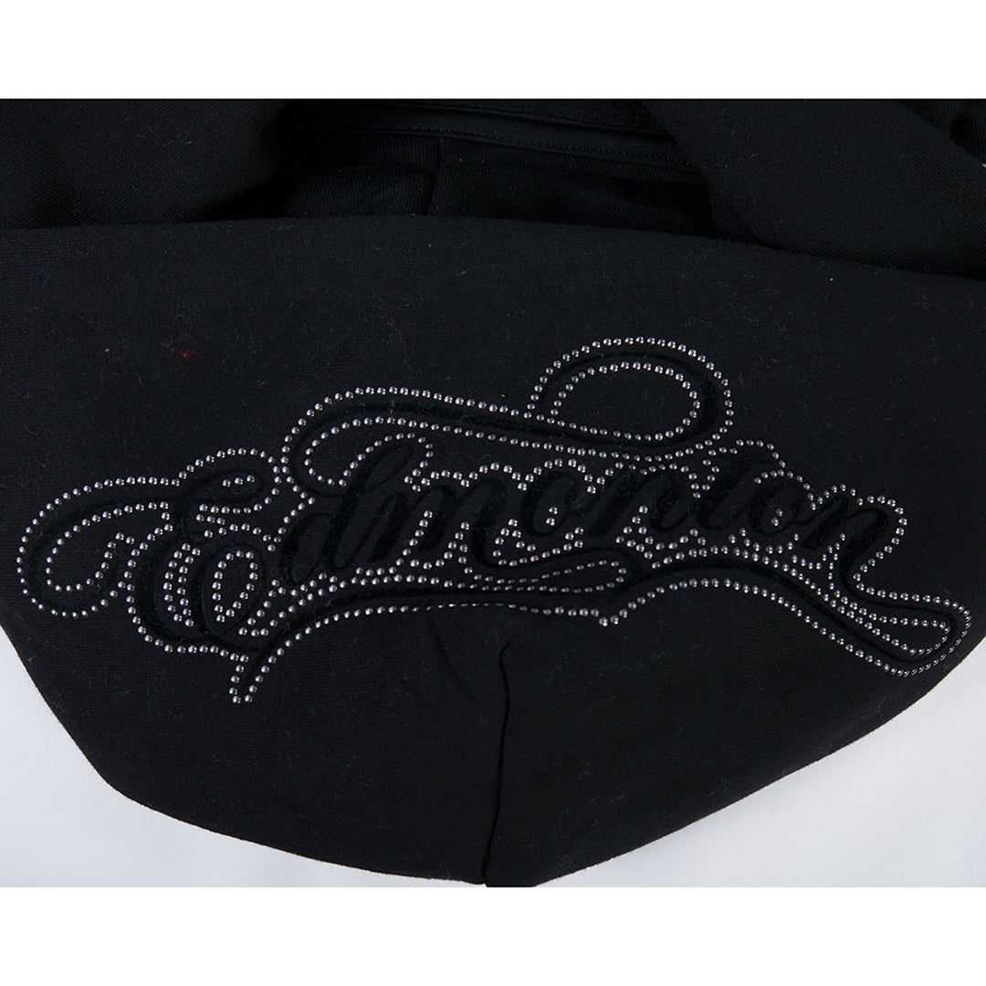 Edmonton Oilers Pro Standard Blackout Drop Shoulder Hoodie