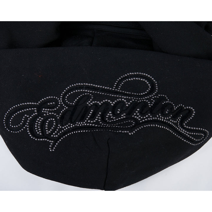 Edmonton Oilers Pro Standard Blackout Drop Shoulder Hoodie