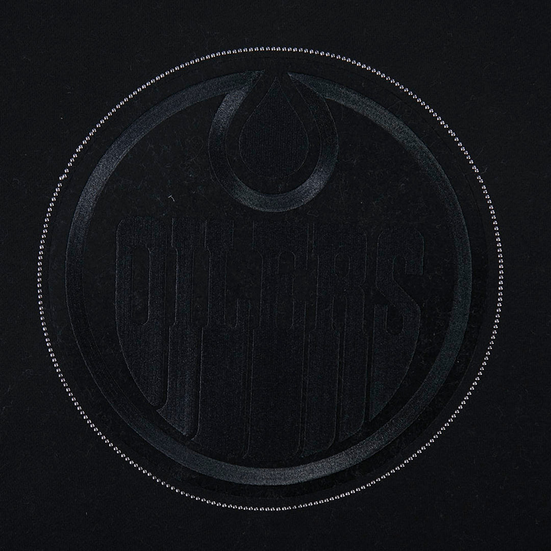 Edmonton Oilers Pro Standard Blackout Drop Shoulder Hoodie