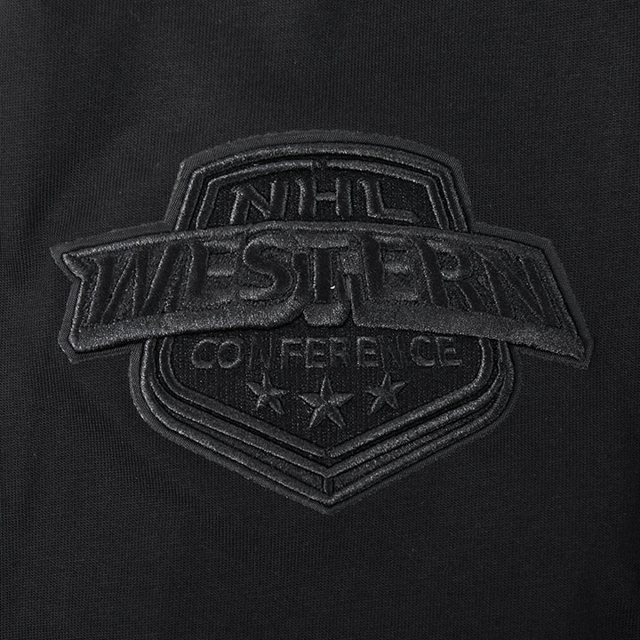 Edmonton Oilers Pro Standard Blackout Drop Shoulder Long Sleeve T-Shirt