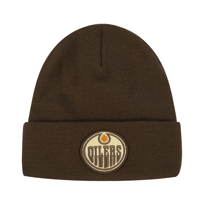 Edmonton Oilers Pro Standard Brown Team Rally Cuffed Toque