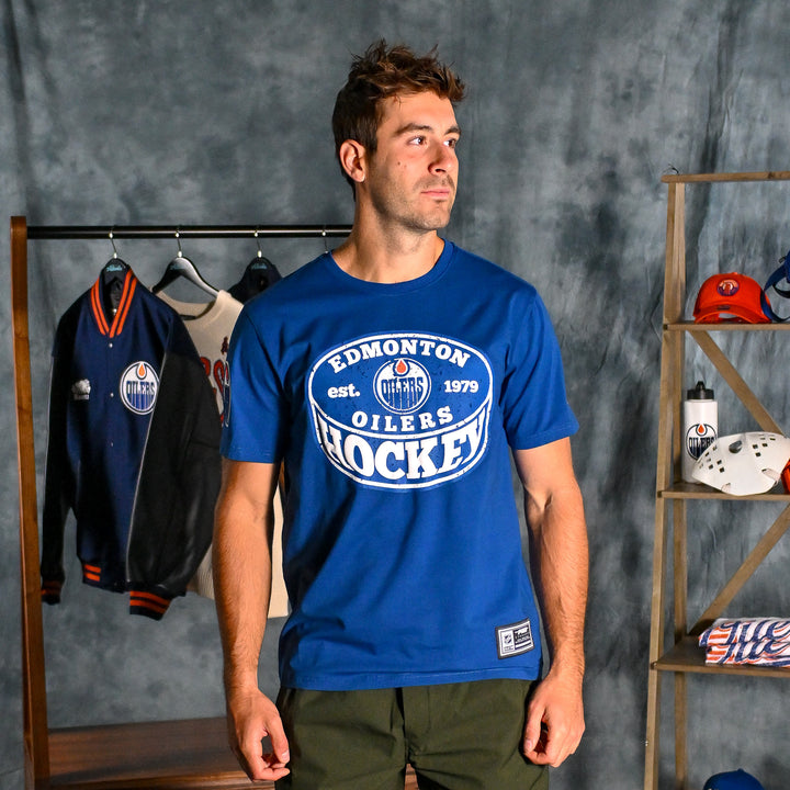Edmonton Oilers Pro Standard Day One Blue T-Shirt
