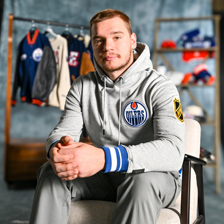 Edmonton Oilers Pro Standard Day One Grey Hoodie