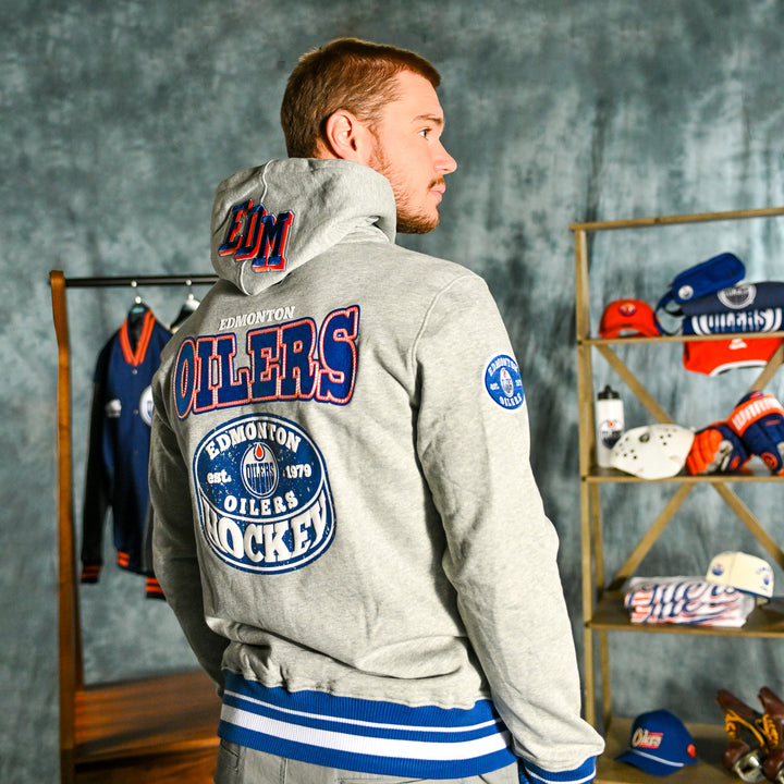 Edmonton Oilers Pro Standard Day One Grey Hoodie