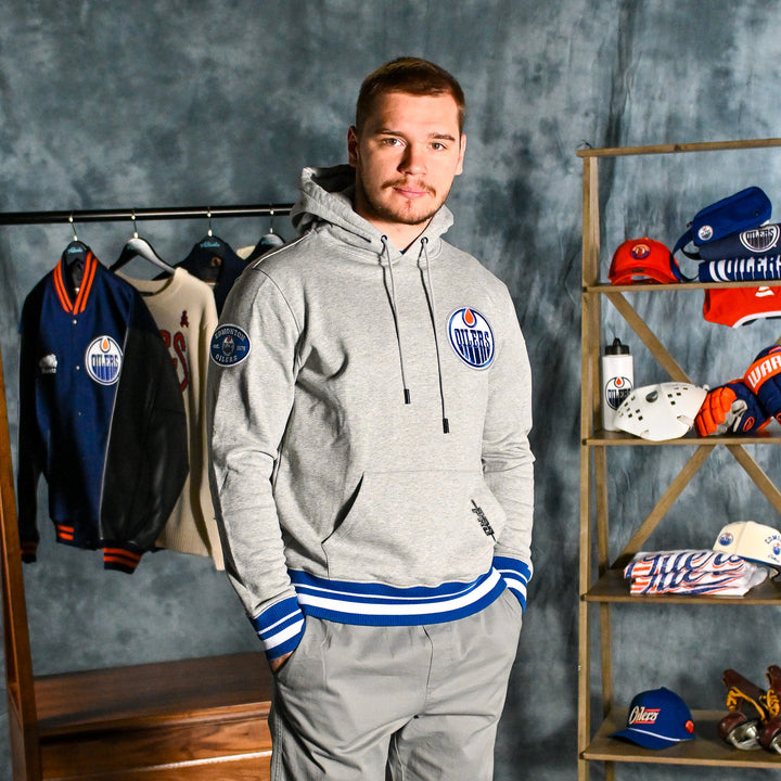 Edmonton Oilers Pro Standard Day One Grey Hoodie
