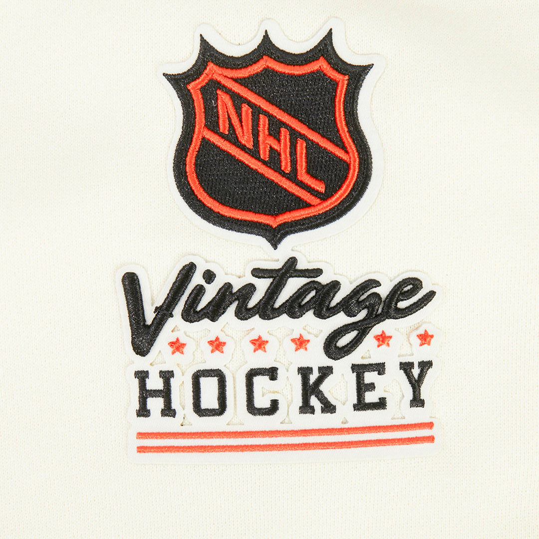 Edmonton Oilers Pro Standard First Team Drop Shoulder Cream Hoodie