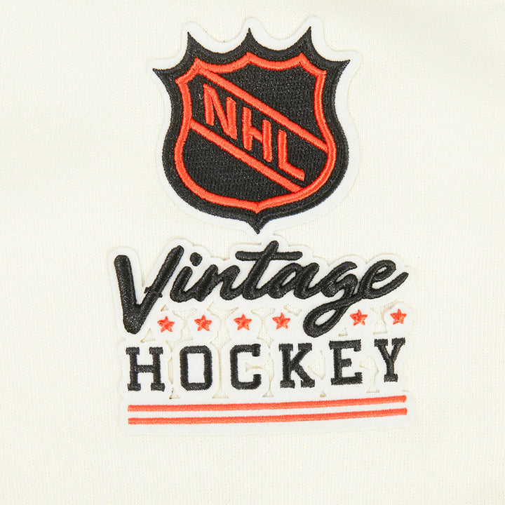 Edmonton Oilers Pro Standard First Team Drop Shoulder Cream Hoodie