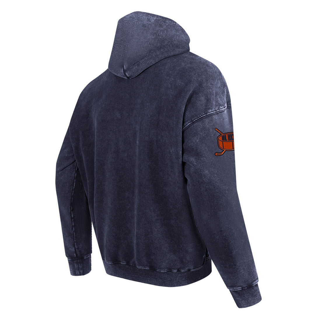 Edmonton Oilers Pro Standard First Team Enzyme Wash Navy Hoodie