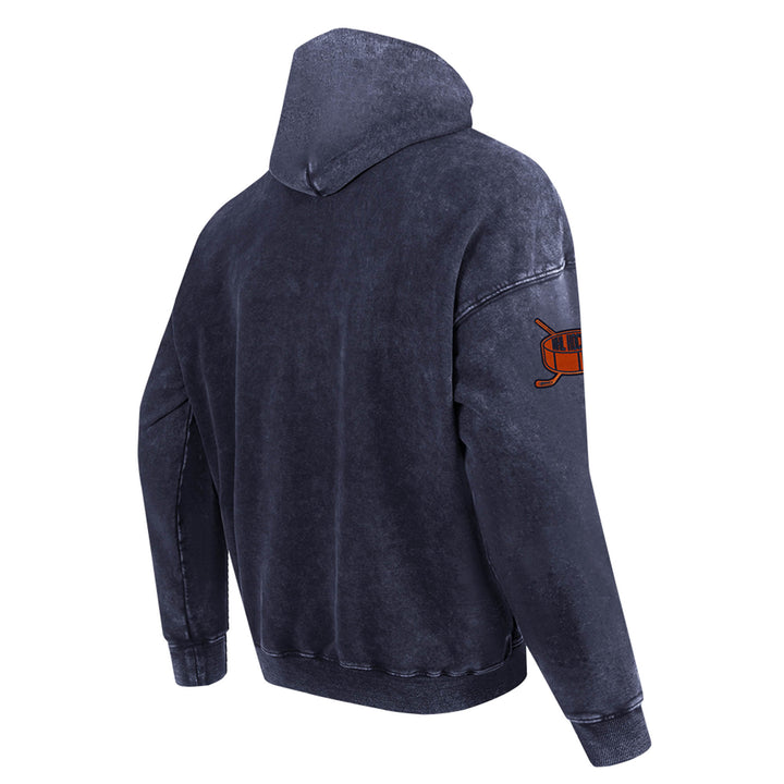 Edmonton Oilers Pro Standard First Team Enzyme Wash Navy Hoodie