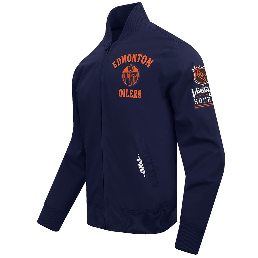 Edmonton Oilers Pro Standard First Team Navy Jacket
