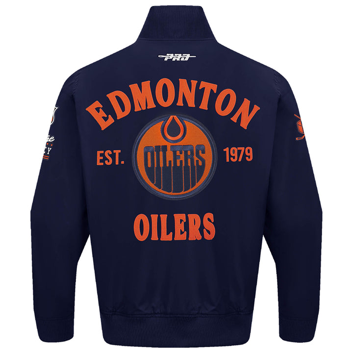 Edmonton Oilers Pro Standard First Team Navy Jacket