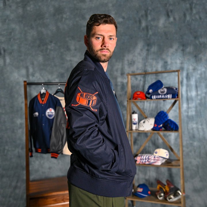 Edmonton Oilers Pro Standard First Team Navy Jacket
