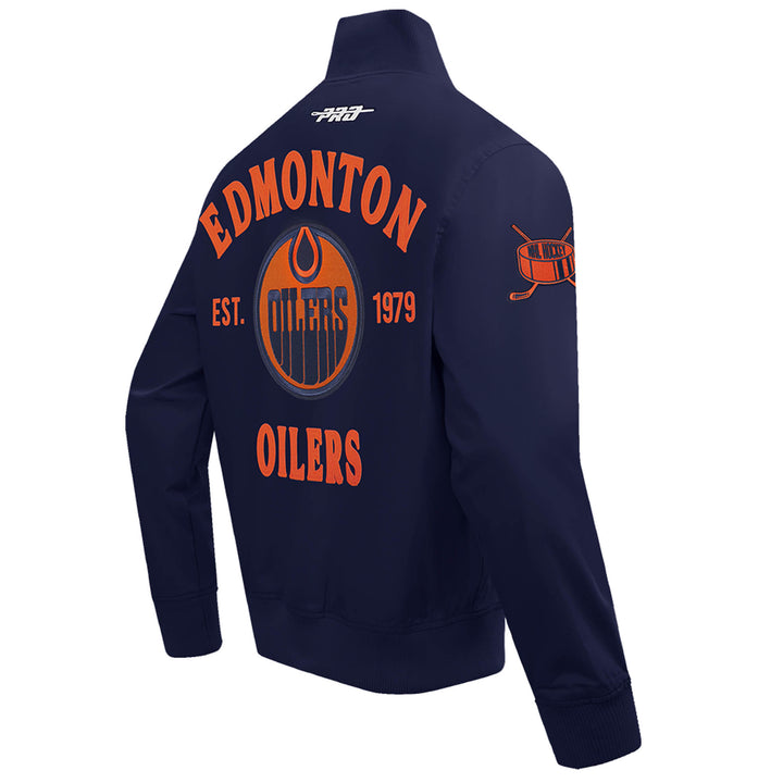 Edmonton Oilers Pro Standard First Team Navy Jacket