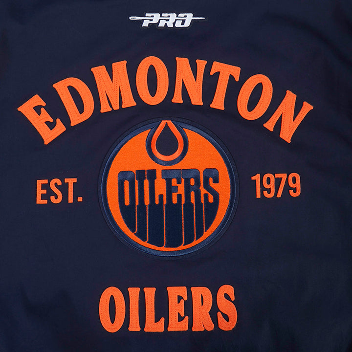 Edmonton Oilers Pro Standard First Team Navy Jacket