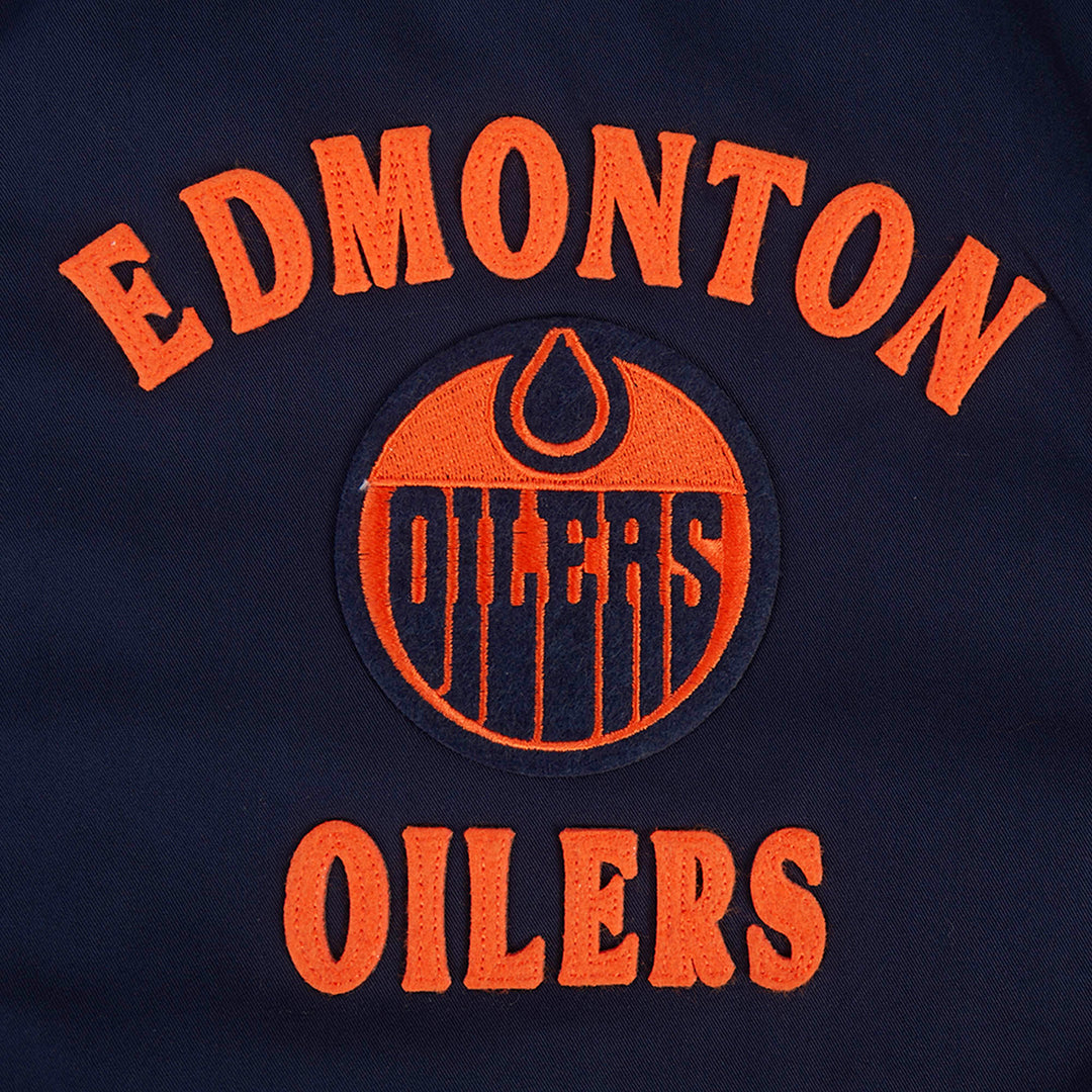 Edmonton Oilers Pro Standard First Team Navy Jacket