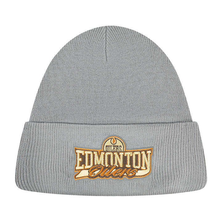 Edmonton Oilers Pro Standard Grey Team Rally Cuffed Toque