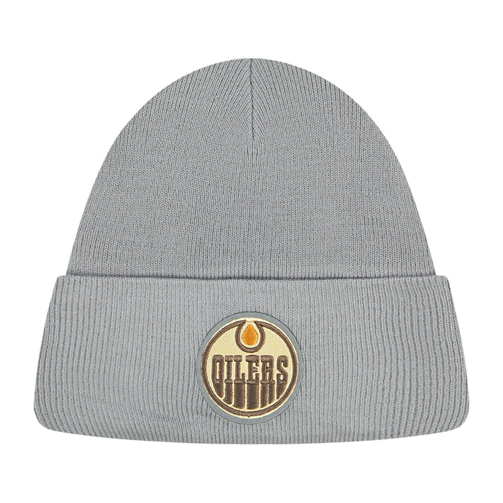 Edmonton Oilers Pro Standard Grey Team Rally Cuffed Toque