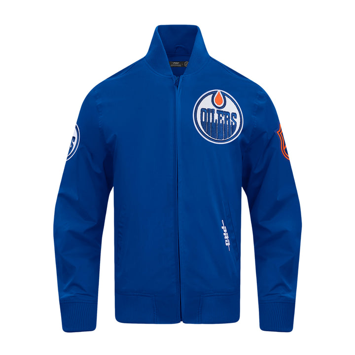 Edmonton Oilers Pro Standard Living Large Blue Twill Jacket