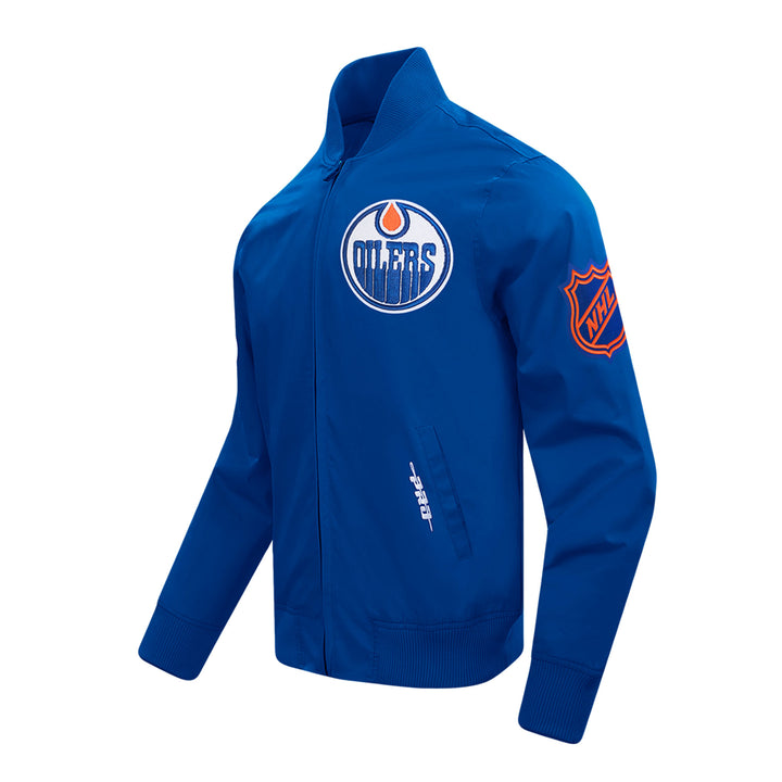 Edmonton Oilers Pro Standard Living Large Blue Twill Jacket