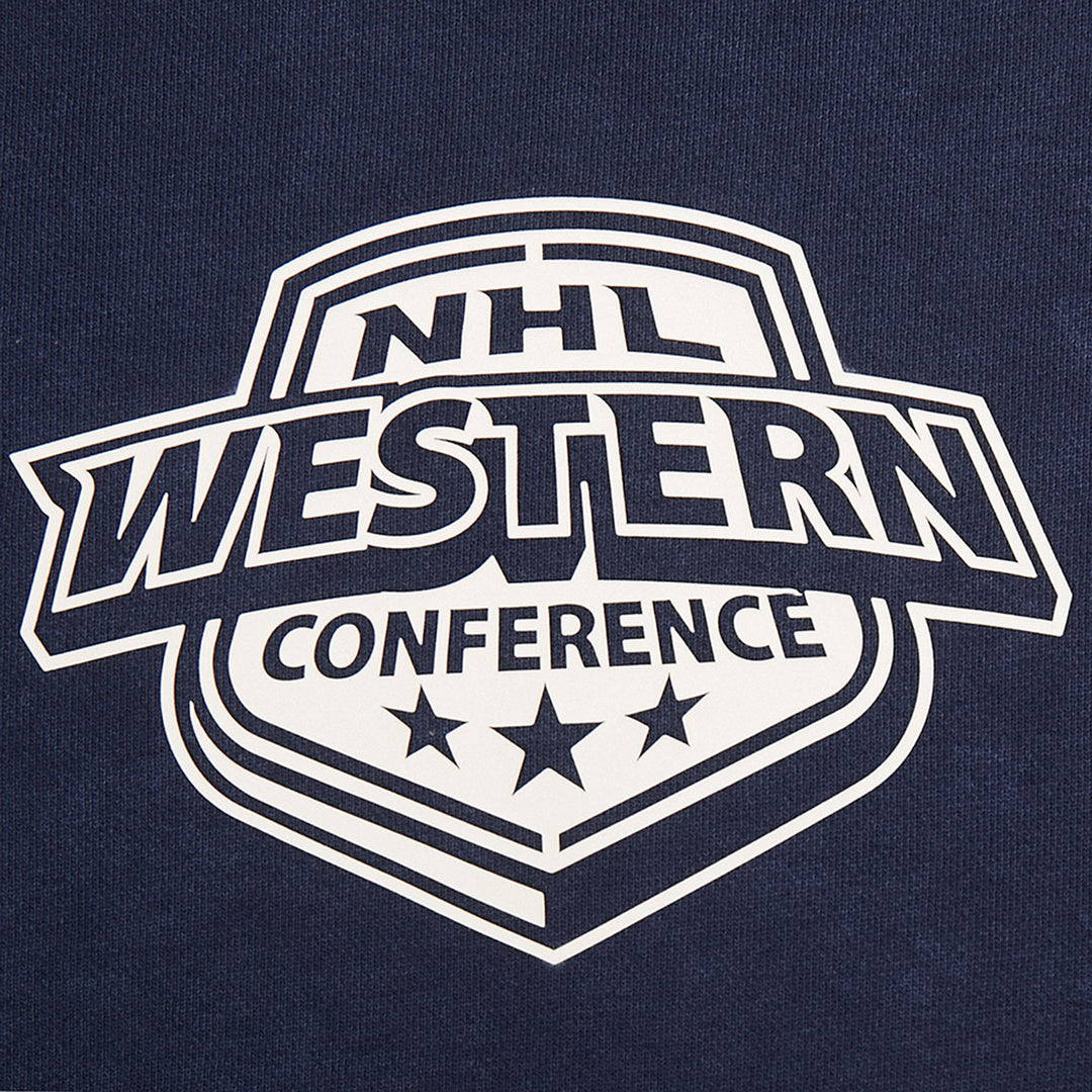 Edmonton Oilers Pro Standard Street Team Enzyme Wash Blue Hoodie