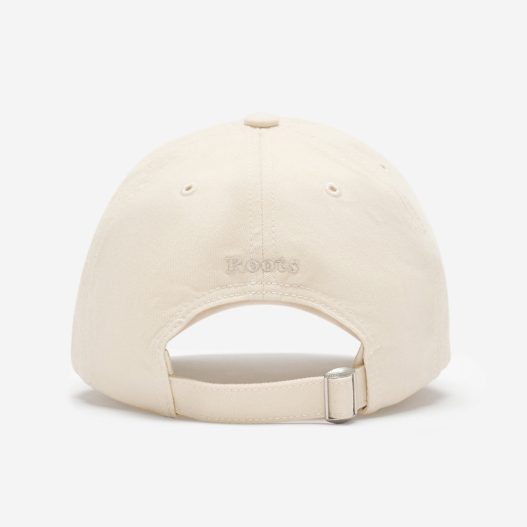 Edmonton Oilers Roots Cream Adjustable Hat