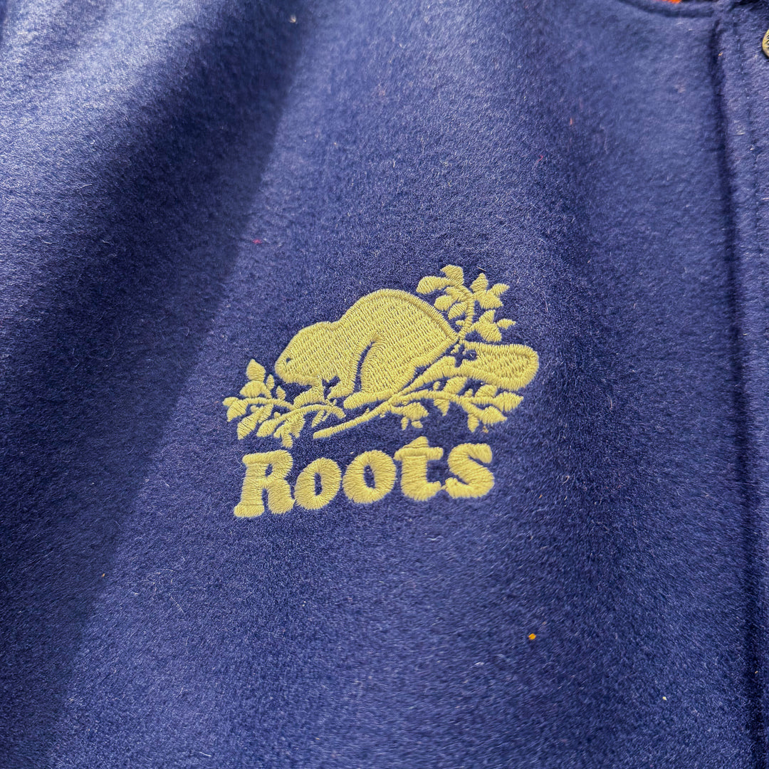 Edmonton Oilers Roots Navy Award Classic Varsity Jacket