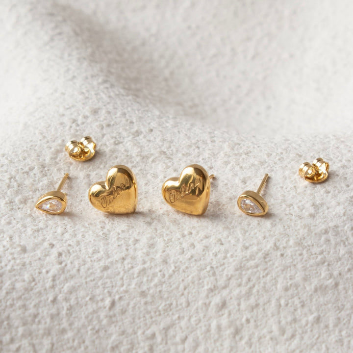 Edmonton Oilers So Pretty Cara Cotter Gold Earring Stud Pack