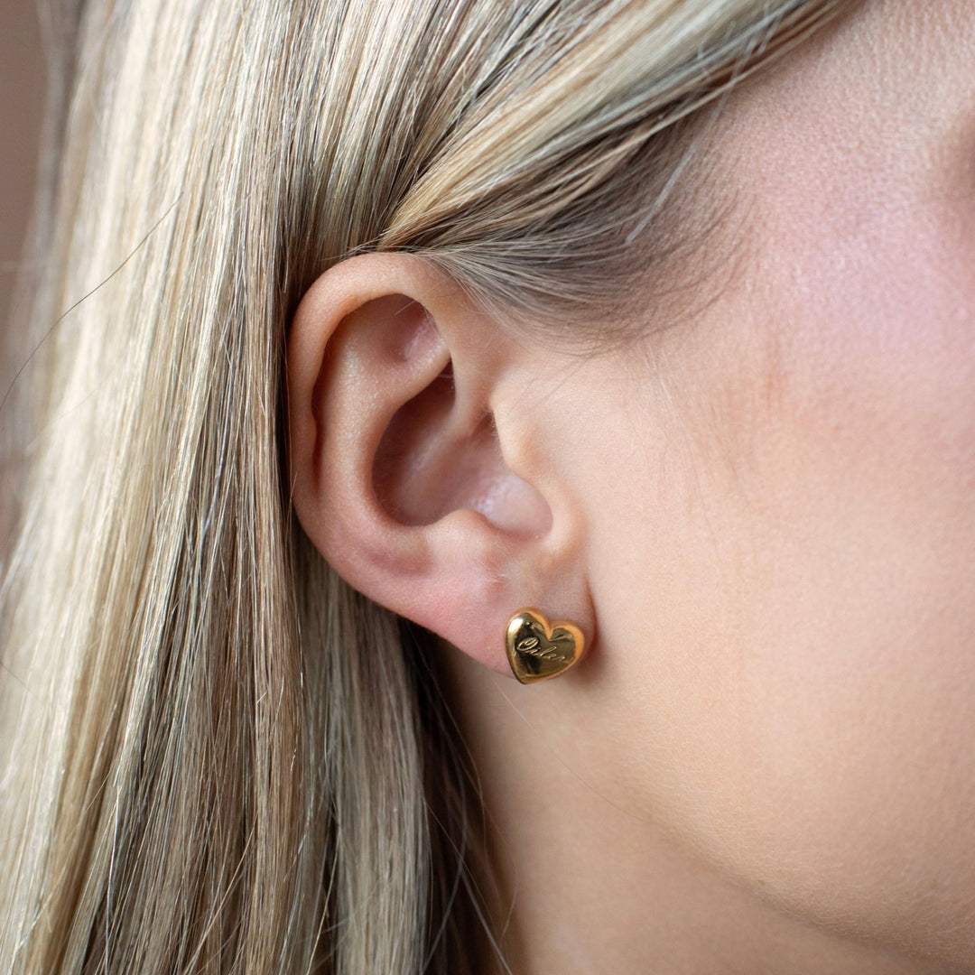 Edmonton Oilers So Pretty Cara Cotter Gold Earring Stud Pack