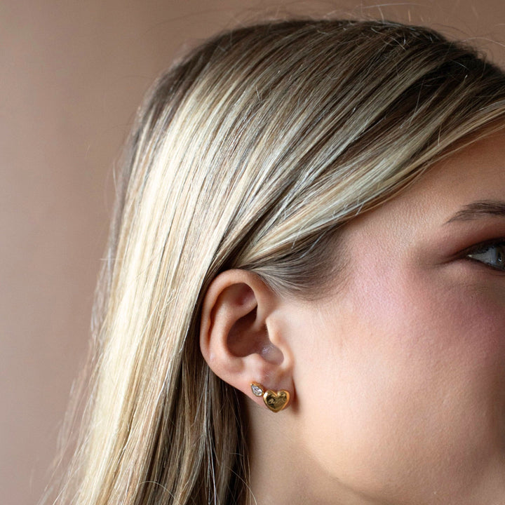 Edmonton Oilers So Pretty Cara Cotter Gold Earring Stud Pack