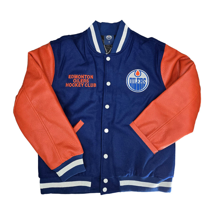Edmonton Oilers Unisex Something Inked Coach's Royal Jacket
