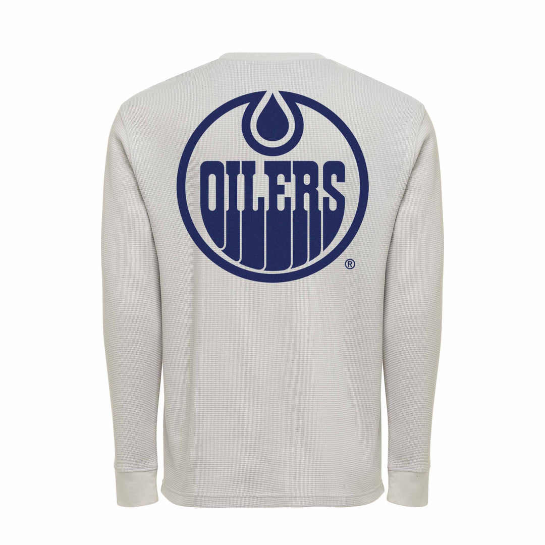 Edmonton Oilers Sportiqe Afton Grey Long Sleeve T-Shirt