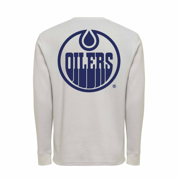 Edmonton Oilers Sportiqe Afton Grey Long Sleeve T-Shirt