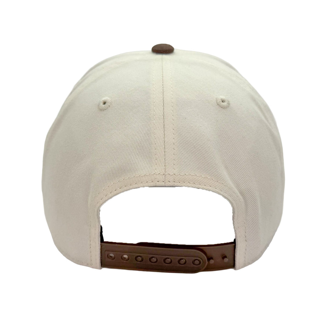 Edmonton Oilers Sportiqe Cream & Camo Ranch Snapback Hat