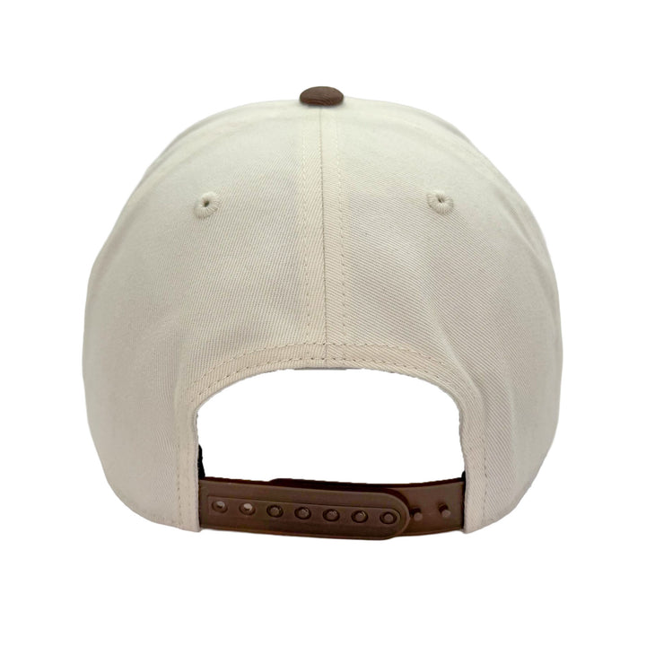 Edmonton Oilers Sportiqe Cream & Camo Ranch Snapback Hat
