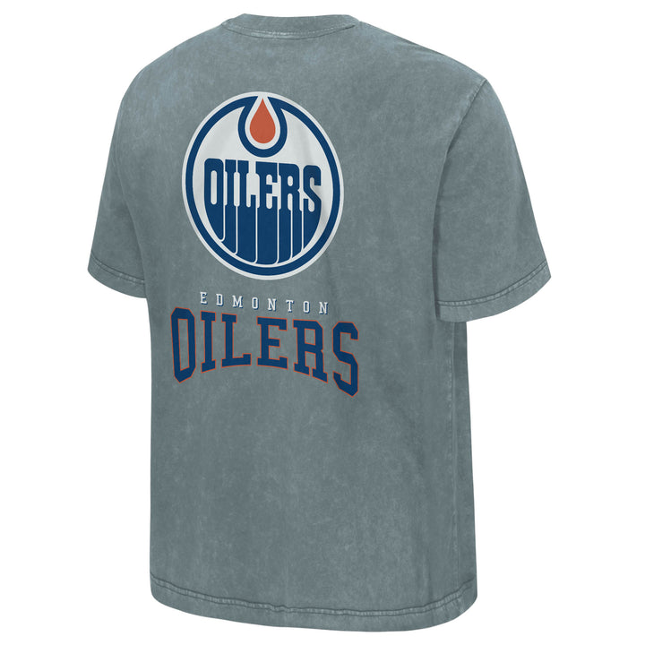 Edmonton Oilers Stadium Essentials Team Resolve Blue T-Shirt