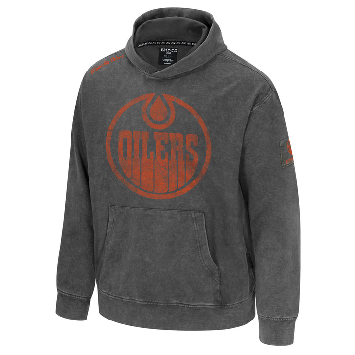 Edmonton Oilers Stadium Essentials Team Spotlight Grey Hoodie