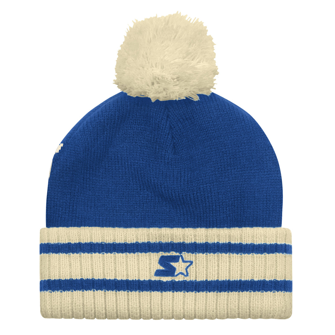 Edmonton Oilers Starter Blue & Cream Secondary Alternate Logo Contender II Toque w/ Pom