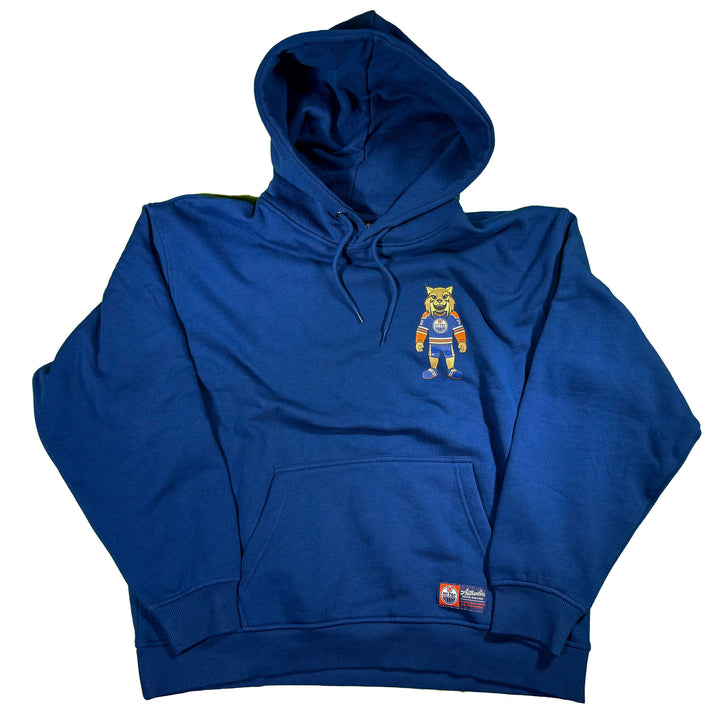 Edmonton Oilers Unisex Authentics Navy Hunter Relaxed Hoodie