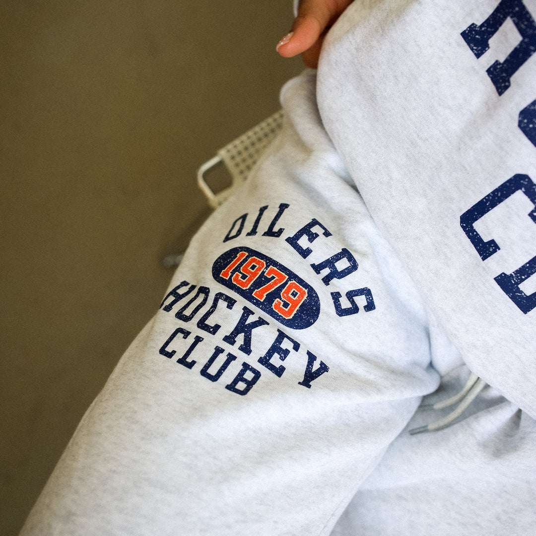 Edmonton Oilers Unisex Peace Collective Athletic Club Grey Heavyweight Pants/Joggers