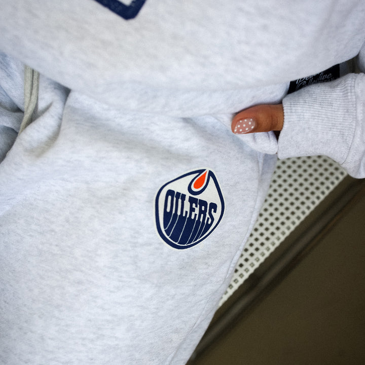 Edmonton Oilers Unisex Peace Collective Athletic Club Grey Heavyweight Pants/Joggers